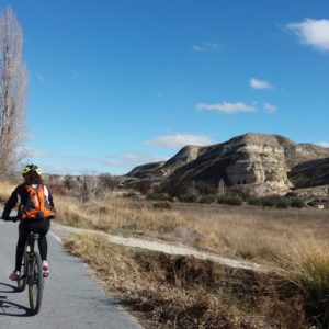 el geoparque de granada en bicicleta electrica