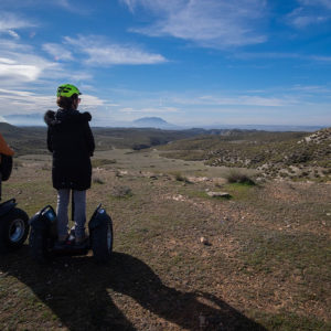 geoparque de granada en segway