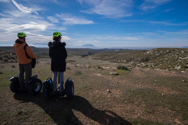 geoparque de granada en segway